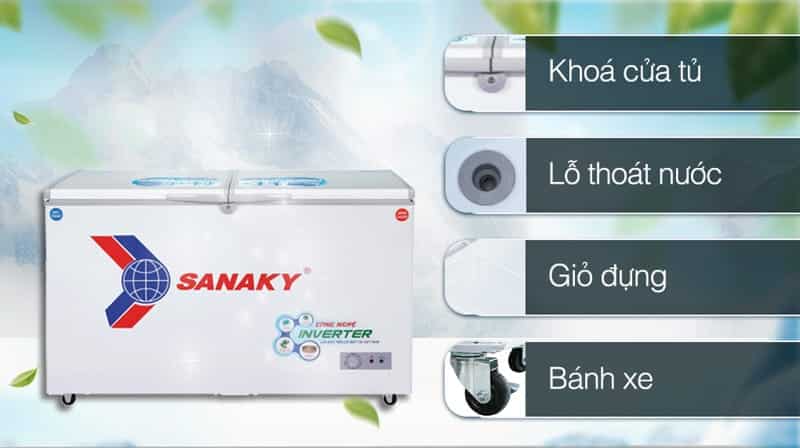 TỦ ĐÔNG SANAKY VH-6699W3 5 Tủ đông SANAKY VH-6699W3