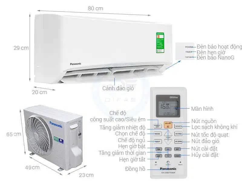 Máy lạnh Panasonic 1.5Hp