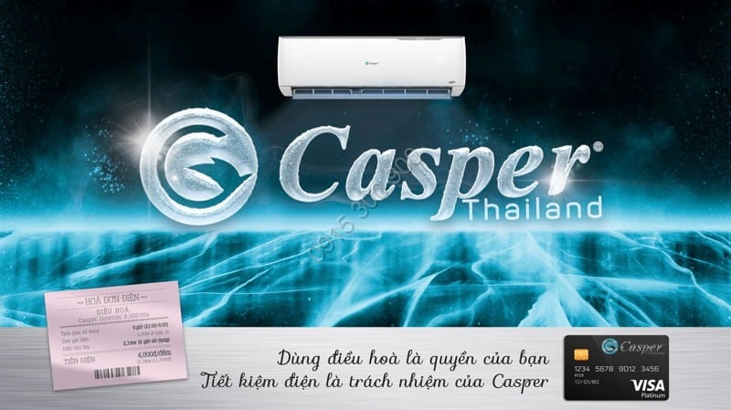 Máy lạnh Casper Inverter 2.5Hp GC-24IS35 siêu tiết kiệm