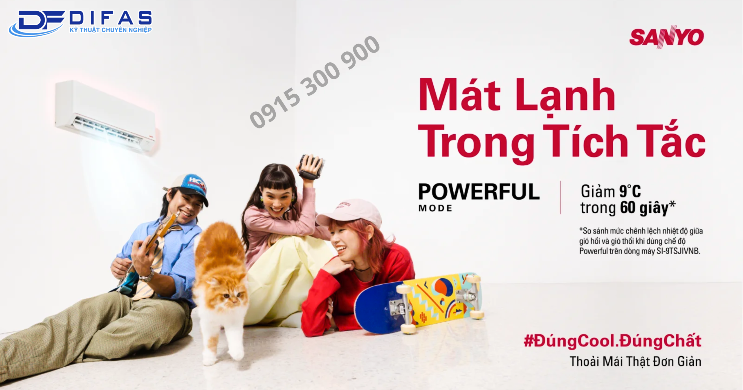 Máy lạnh Sanyo Inverter 1HP - MÁY LẠNH SANYO INVERTER 1HP SO/SI-9TSJIVND