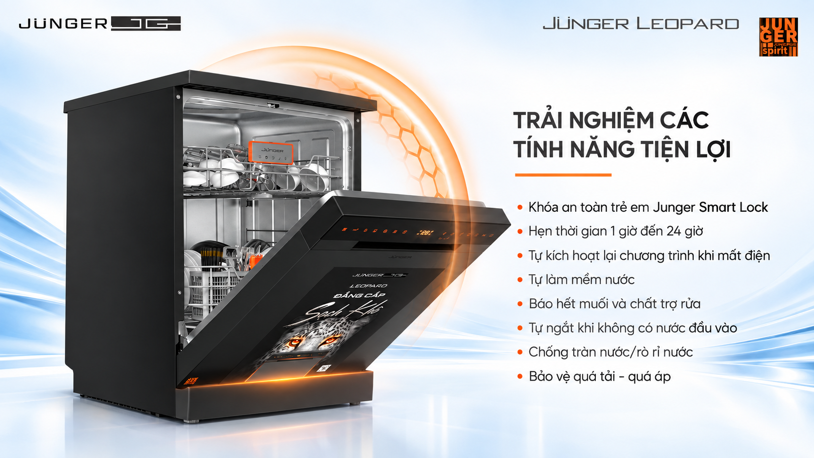 Máy rửa bát Junger JG Leopard DWJ-143 13 418a869a 8370 4675 9617 ba2f44d6bf40