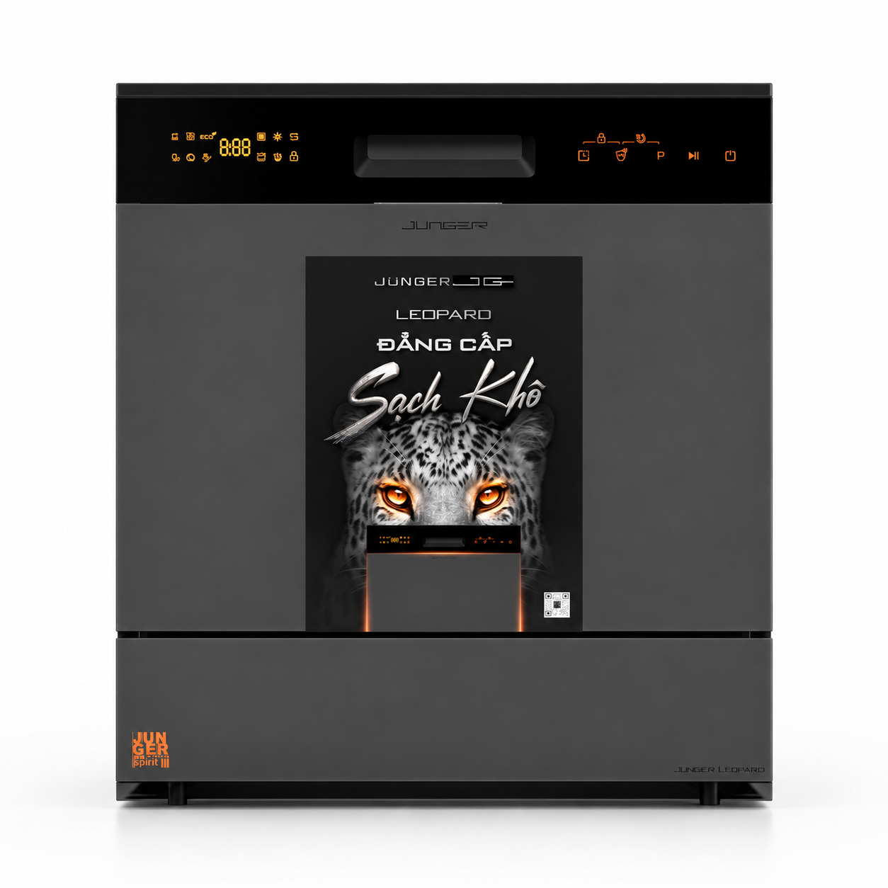 Máy rửa bát Junger JG Leopard DWJ-136-VG 1 Máy rửa bát Junger JG Leopard DWJ-136-VG