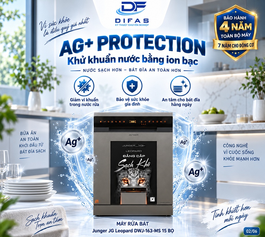 Công nghệ Ag+ Junger DWJ-163-MS