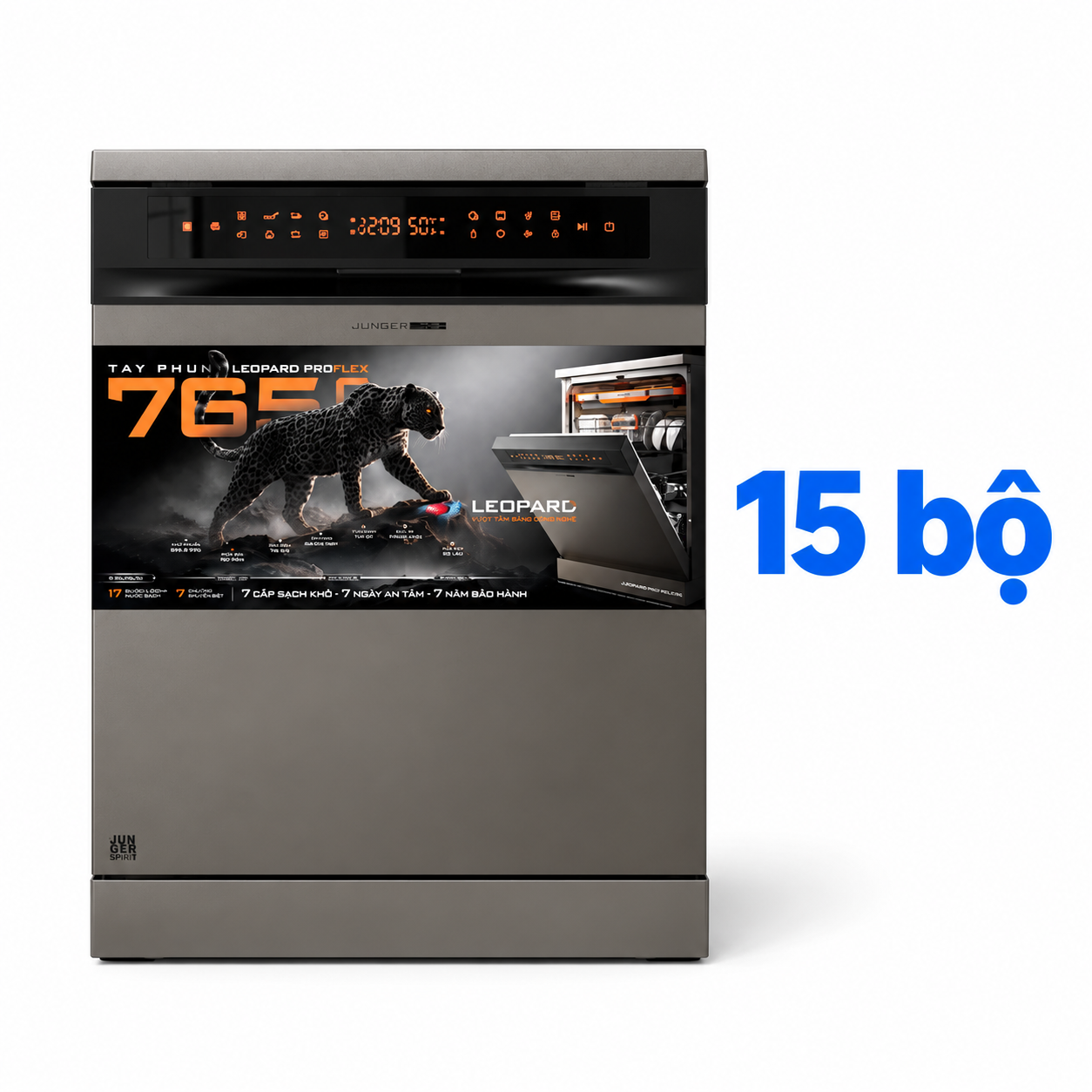 Máy Rửa Bát Junger LEOPARD DWJ-163-PRO 1 Máy Rửa Bát Junger LEOPARD DWJ-163-PRO
